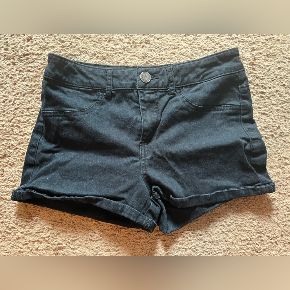 SO Black Jean Shorts Casual Essential